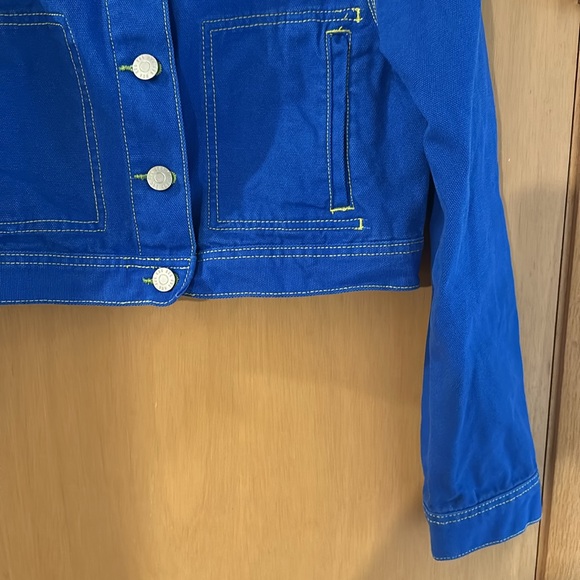 BDG Urban Outfitters Women’s Cropped Jean Jacket Blue Size Small - Picture 4 of 10
